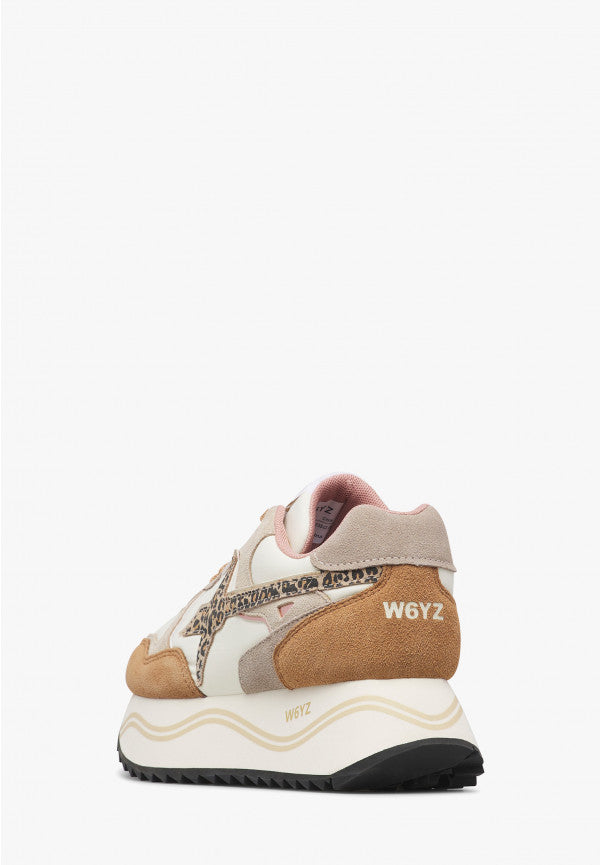 W6YZ Sneaker Donna Deva W-Marrone/Latte