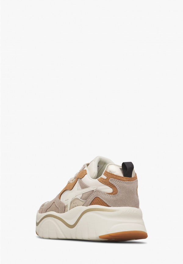 W6YZ Sneaker Donna Mia-W-Beige/Bianco