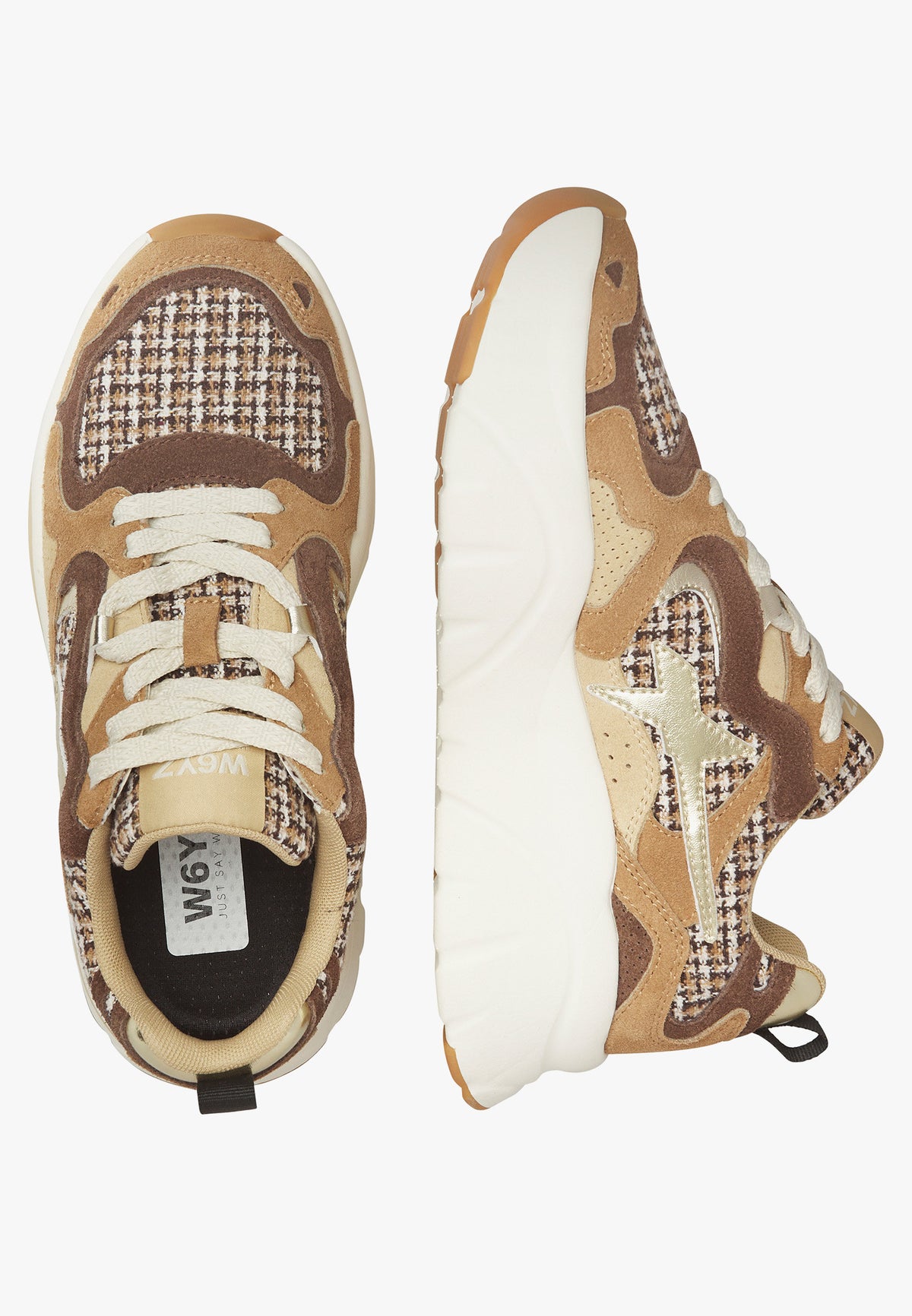 W6YZ Sneaker Donna Mia-W-Marrone
