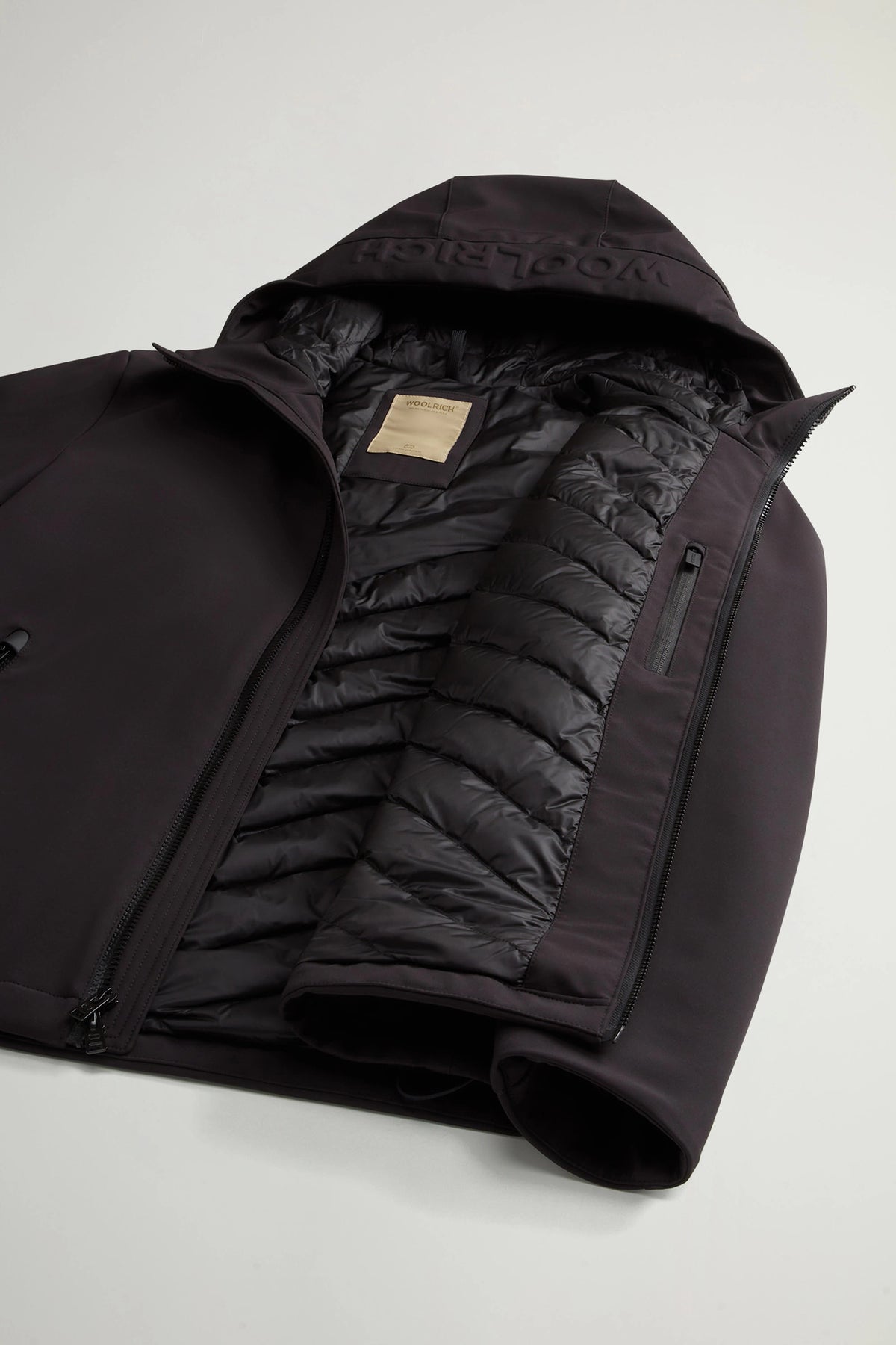 WOOLRICH Giacca Uomo Pacific Softshell-Black