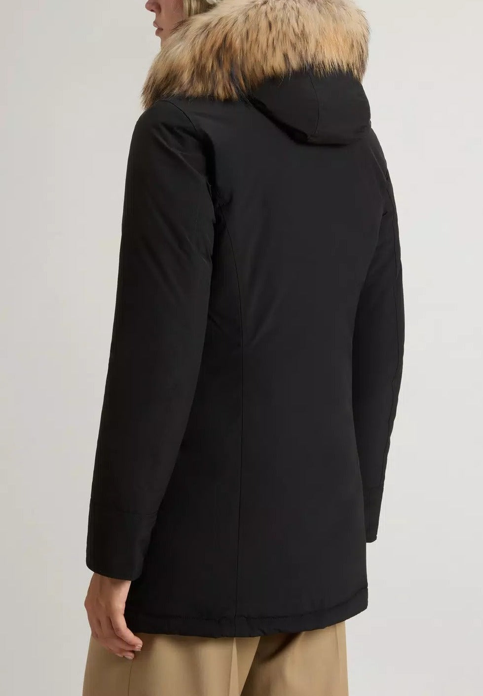 WOOLRICH Parka Donna LUXURY ARCTIC RACCOON-Black