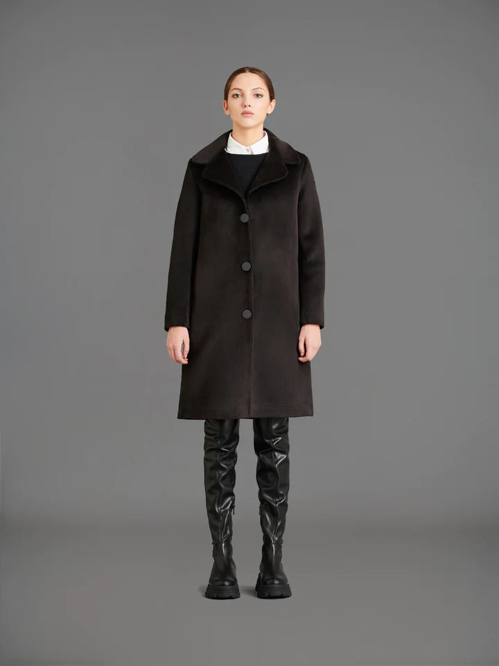 RRD Women's Coat W23564 Black