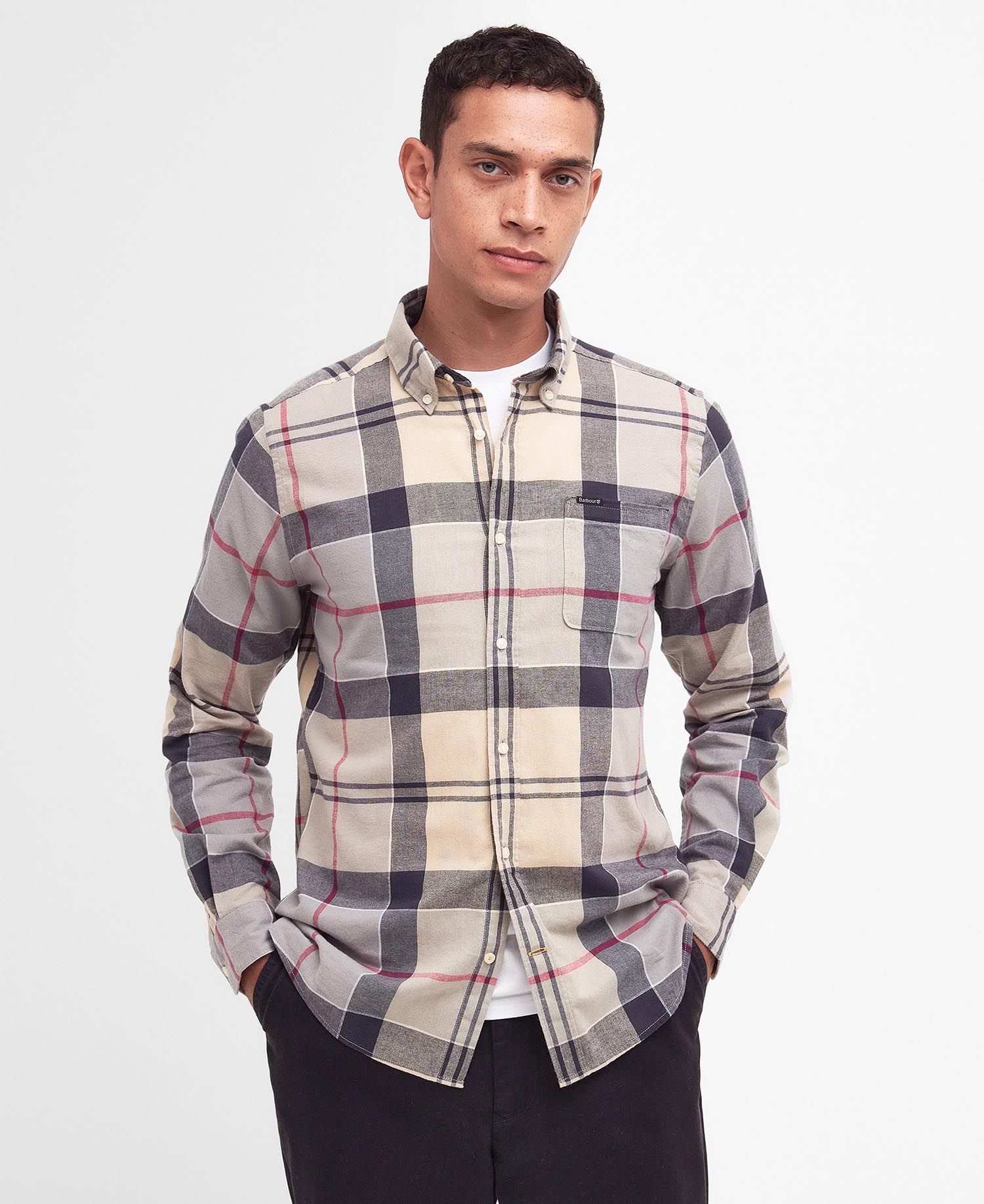 BARBOUR Camicia Uomo Glendale MSH4992 Dress Tartan