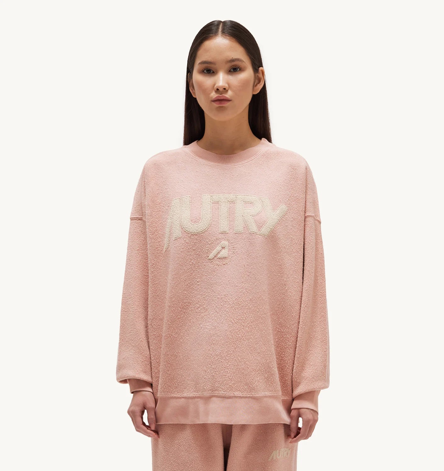 Autry Women's Sweatshirt Amour SWMW-448N Pink