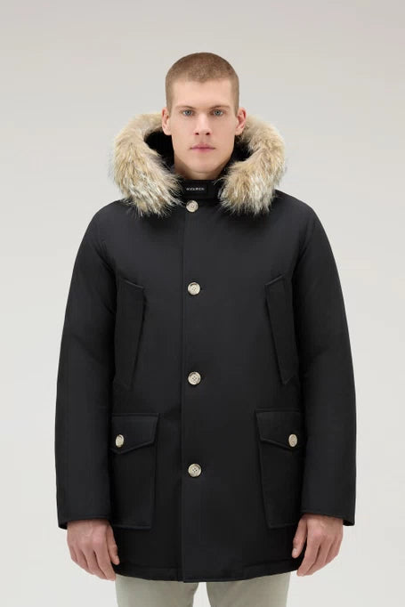 WOOLRICH Men's Parka Arctic Detachable WOOU0482 Black