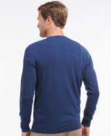 BARBOUR Maglione Uomo Essential Lambswool Crew MKN0345 Deep Blue
