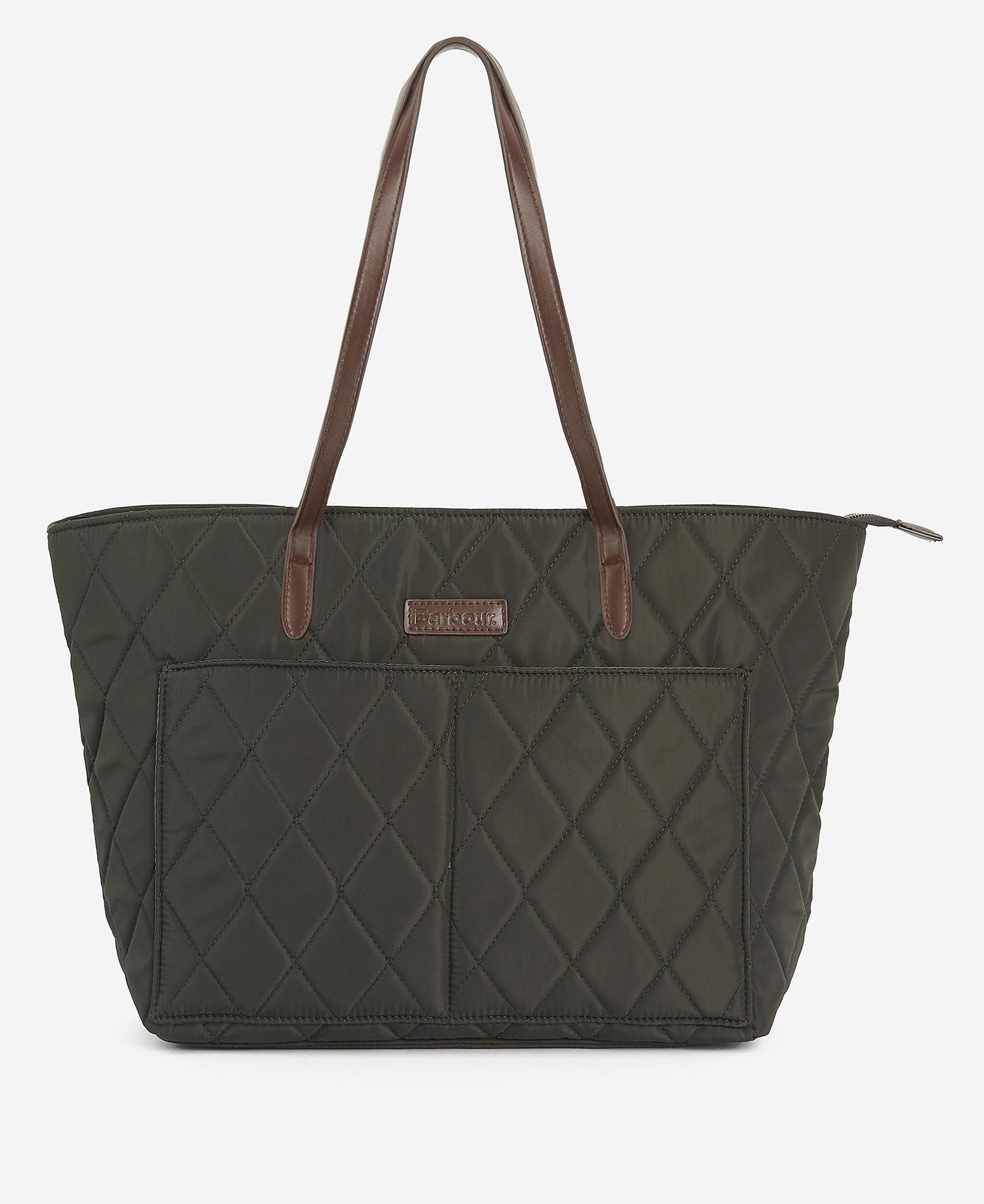 BARBOUR Women's Quilted Tote Bag LBA0395 Olive