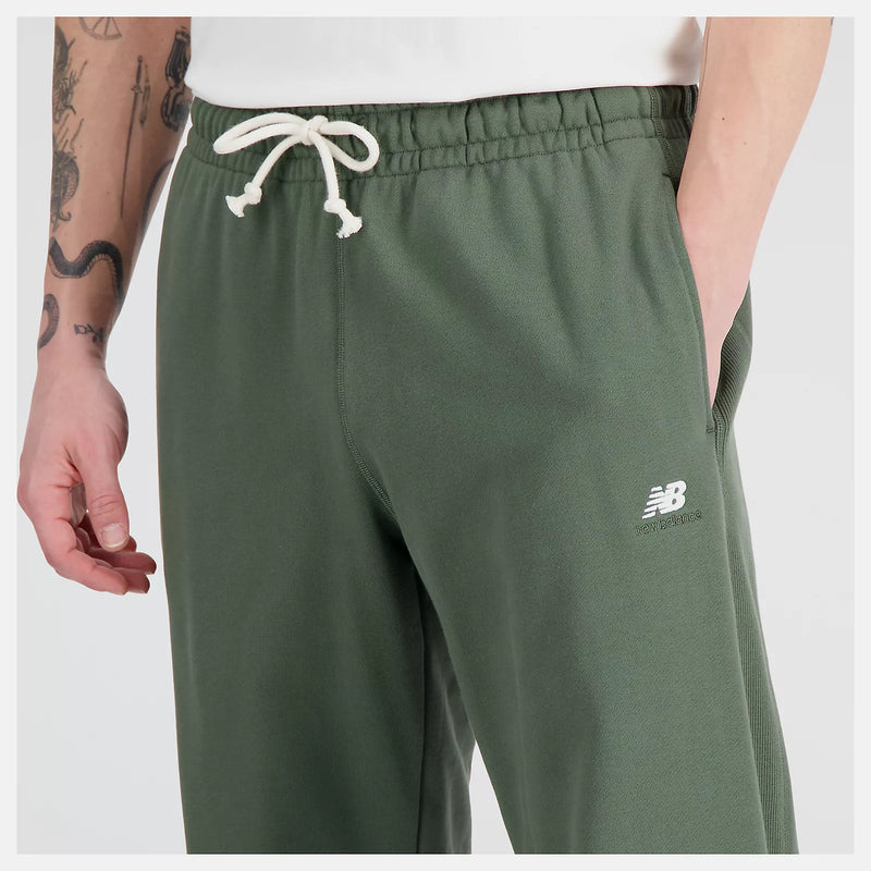 NEW BALANCE Pantalone Tuta Uomo Athletics Remastered MP31503 Deep Olive Green
