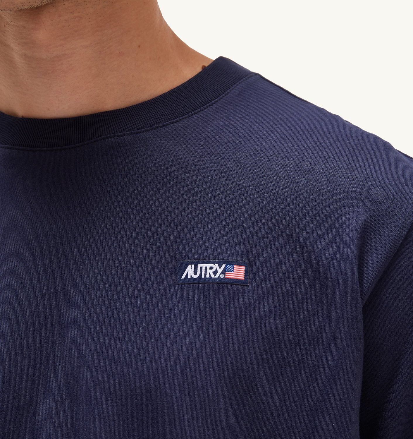 Autry Men's T-shirt Icon TSIM-401B Blue