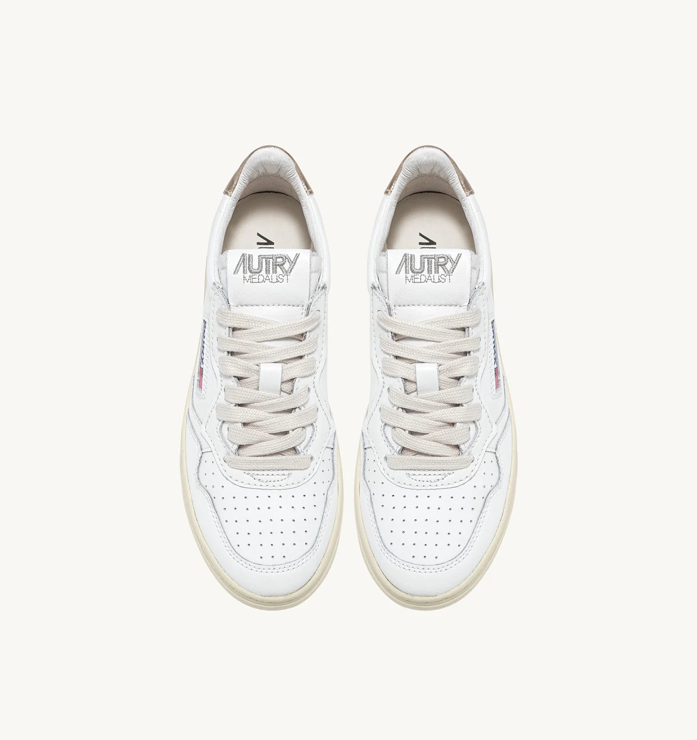 Autry Sneakers Donna Medalist AULW-LL06 White/Gold