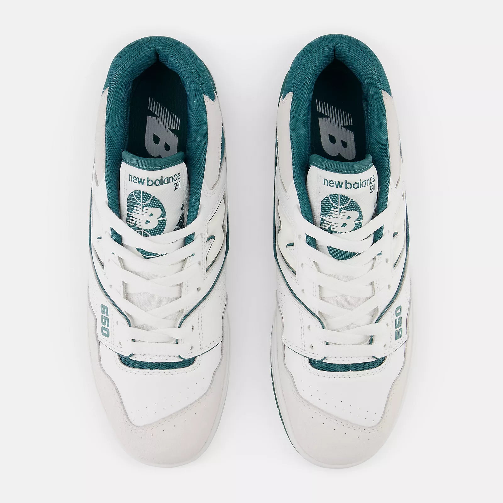 NEW BALANCE Unisex Sneakers BB550 White/Teal