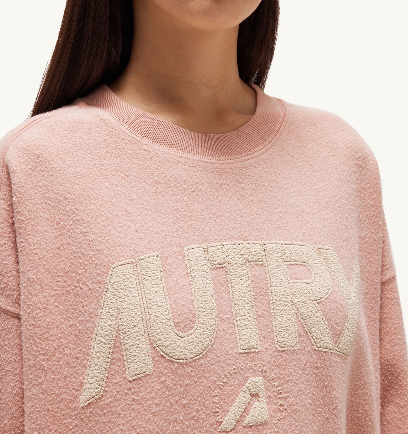 Autry Women's Sweatshirt Amour SWMW-448N Pink