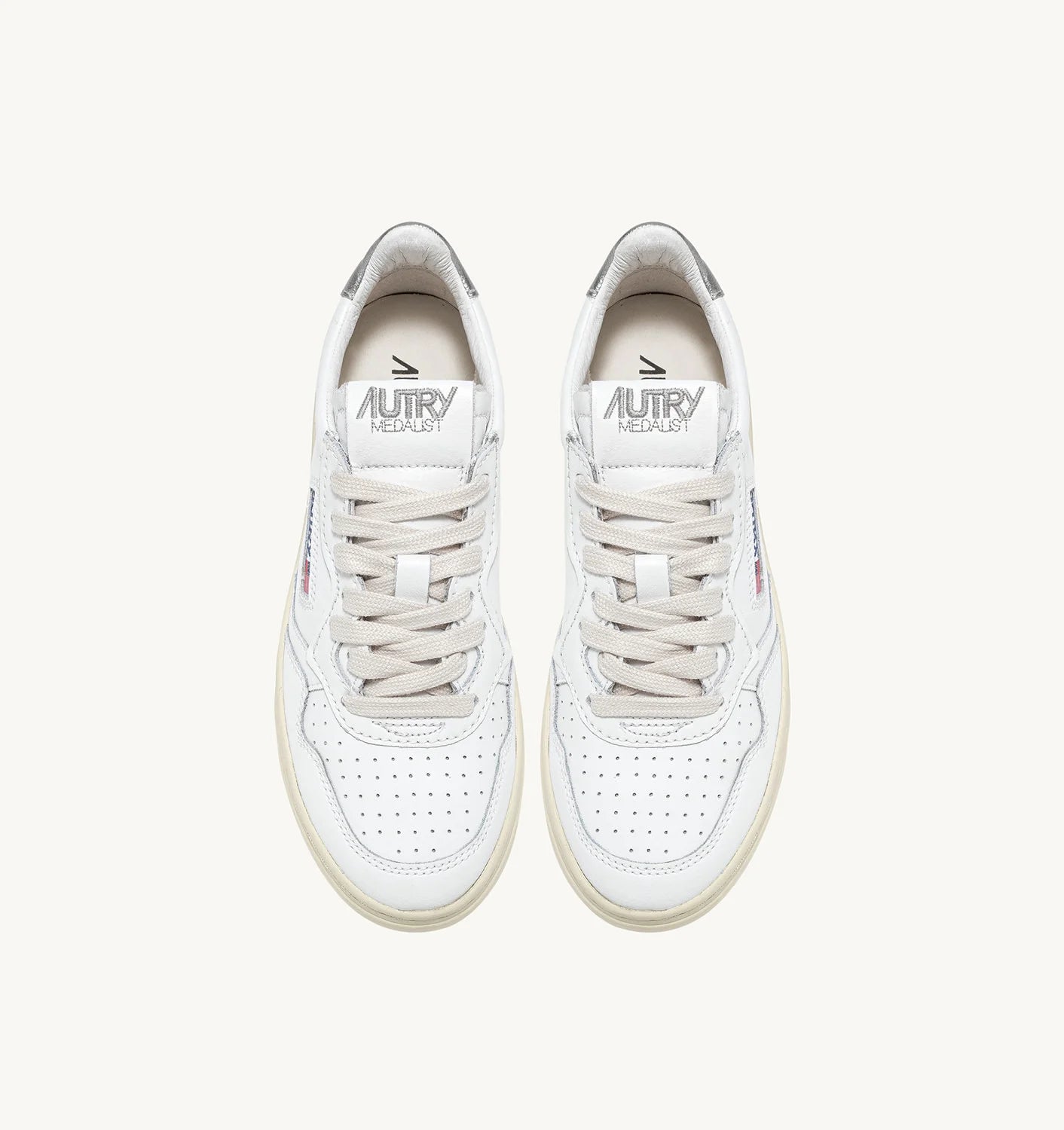 Autry Sneakers Donna Medalist AULW-LL05 White/Silver