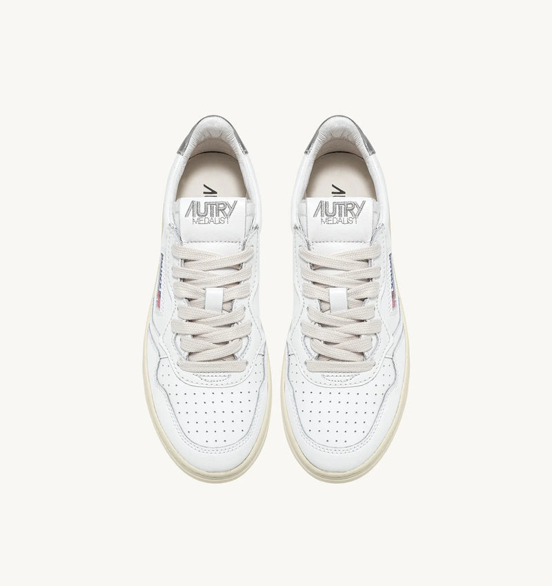 Autry Sneakers Donna Medalist AULW-LL05 White/Silver
