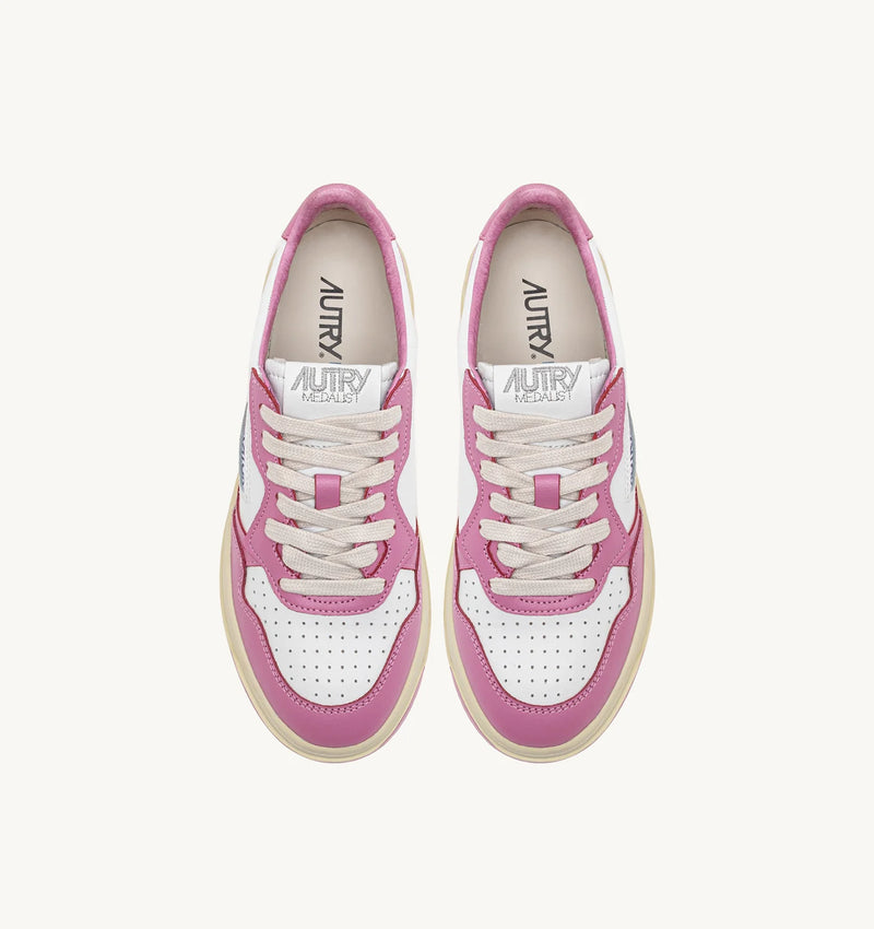 Autry Sneakers Donna Medalist AULW-WB29 White/Mauve