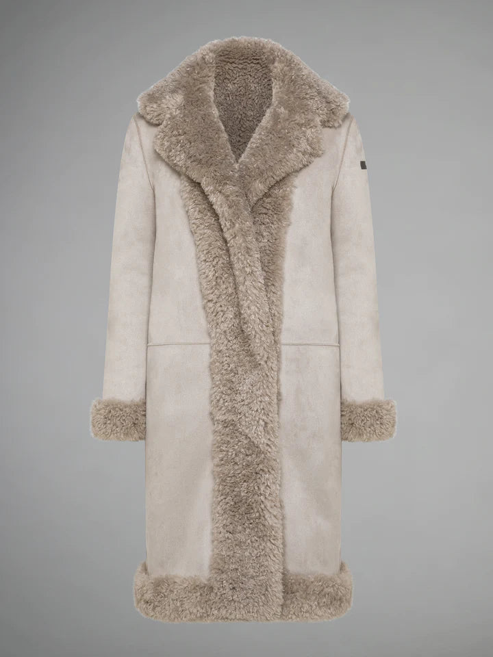 RRD Women's Coat W23571 White Sand