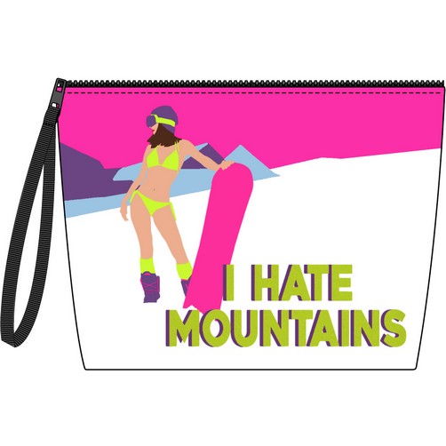Aline Hate Girl clutch bag