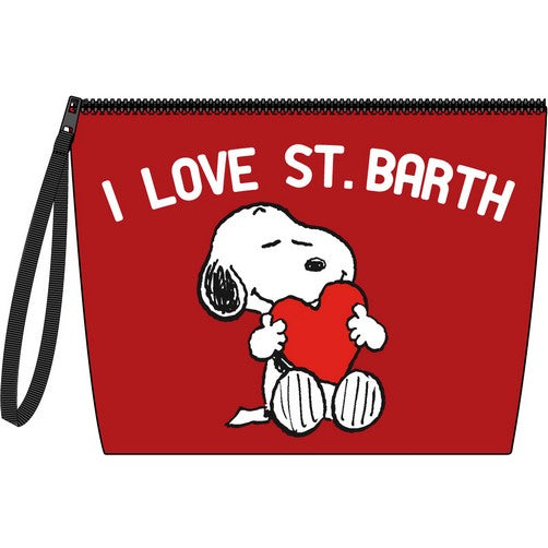 Aline Snoopy Heart clutch bag