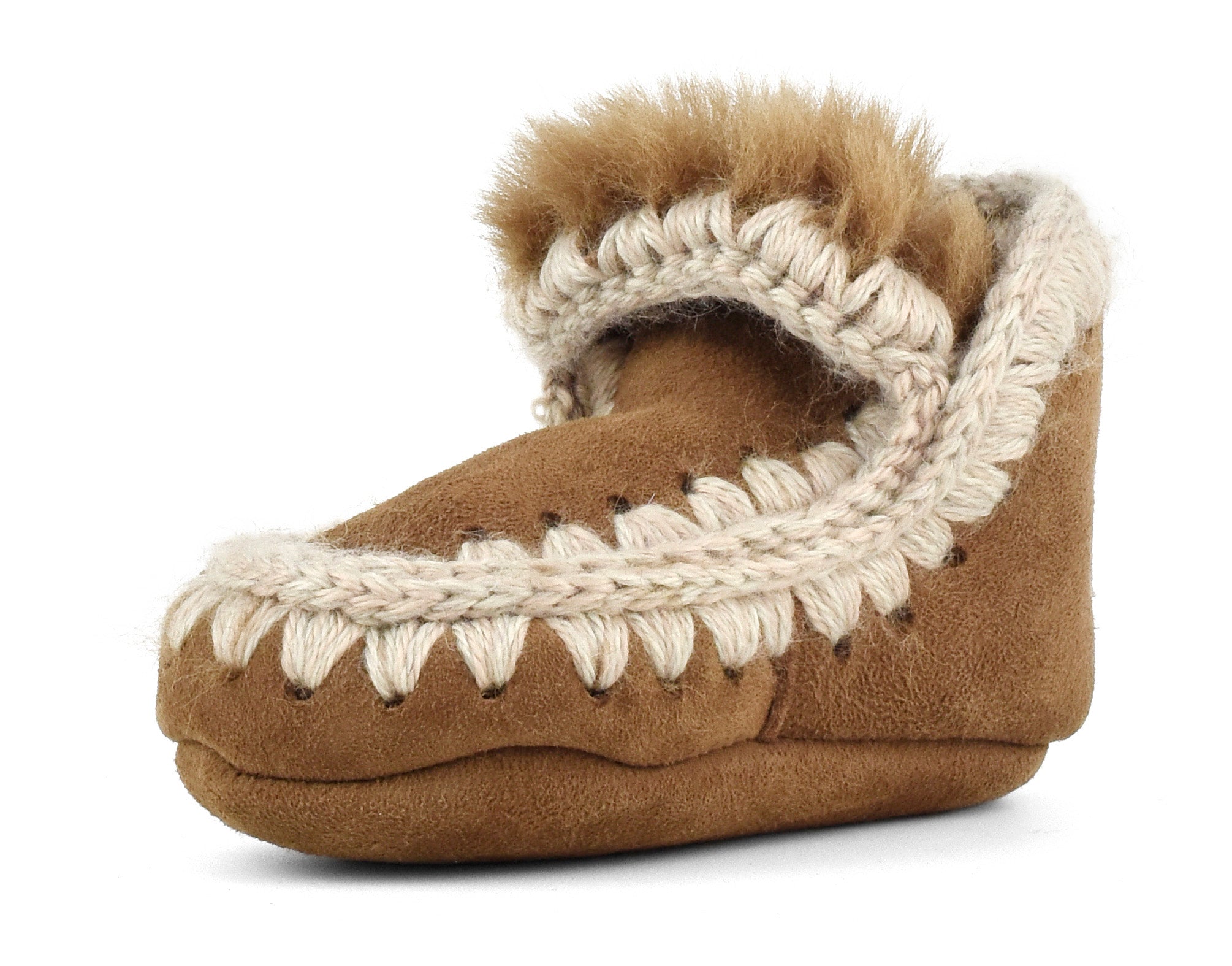 MOU Unisex Eskimo Infant Cognac Child Ankle Boot