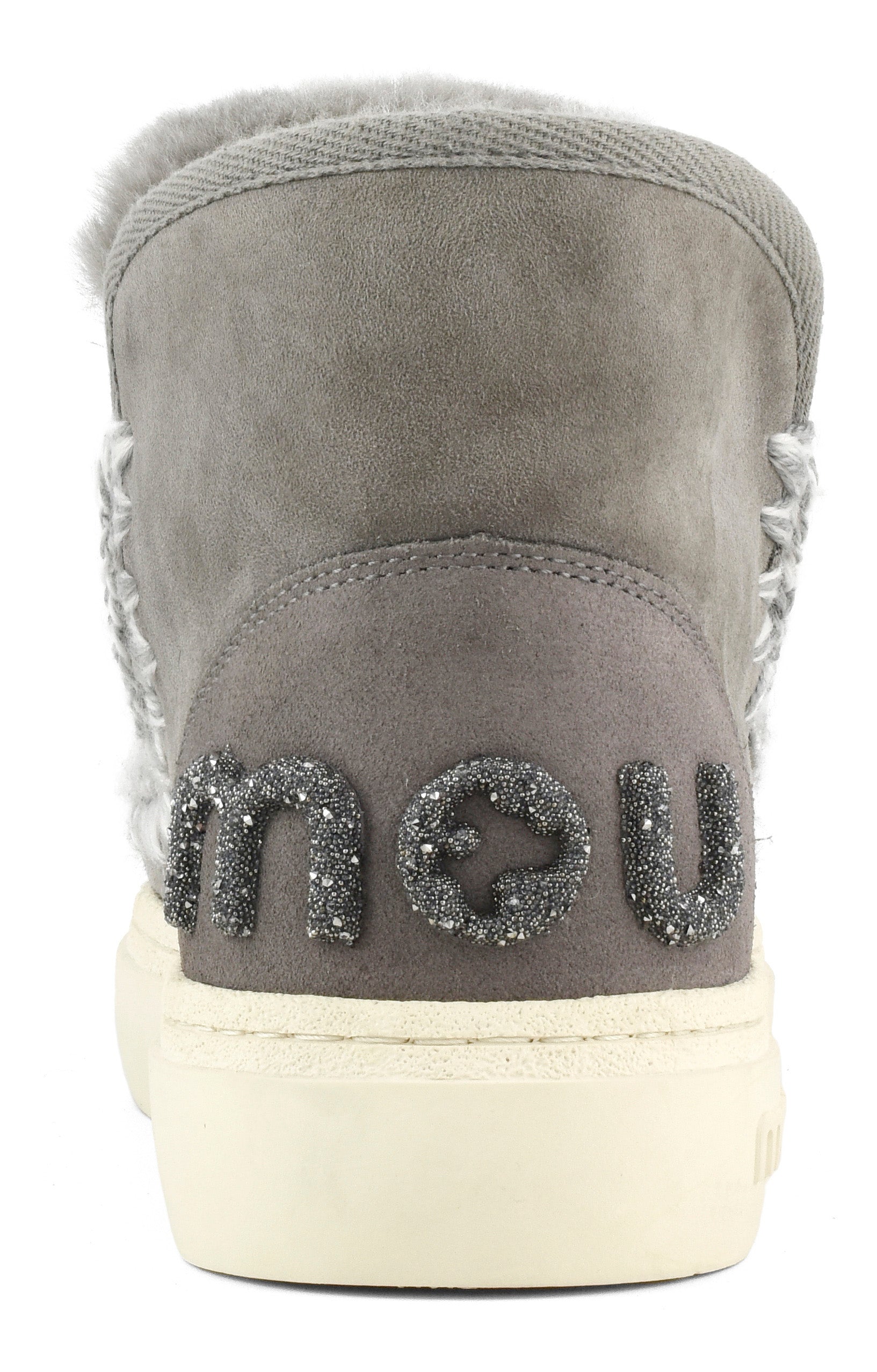MOU Sneakers Donna Eskimo Bold Glitter Logo New Grey