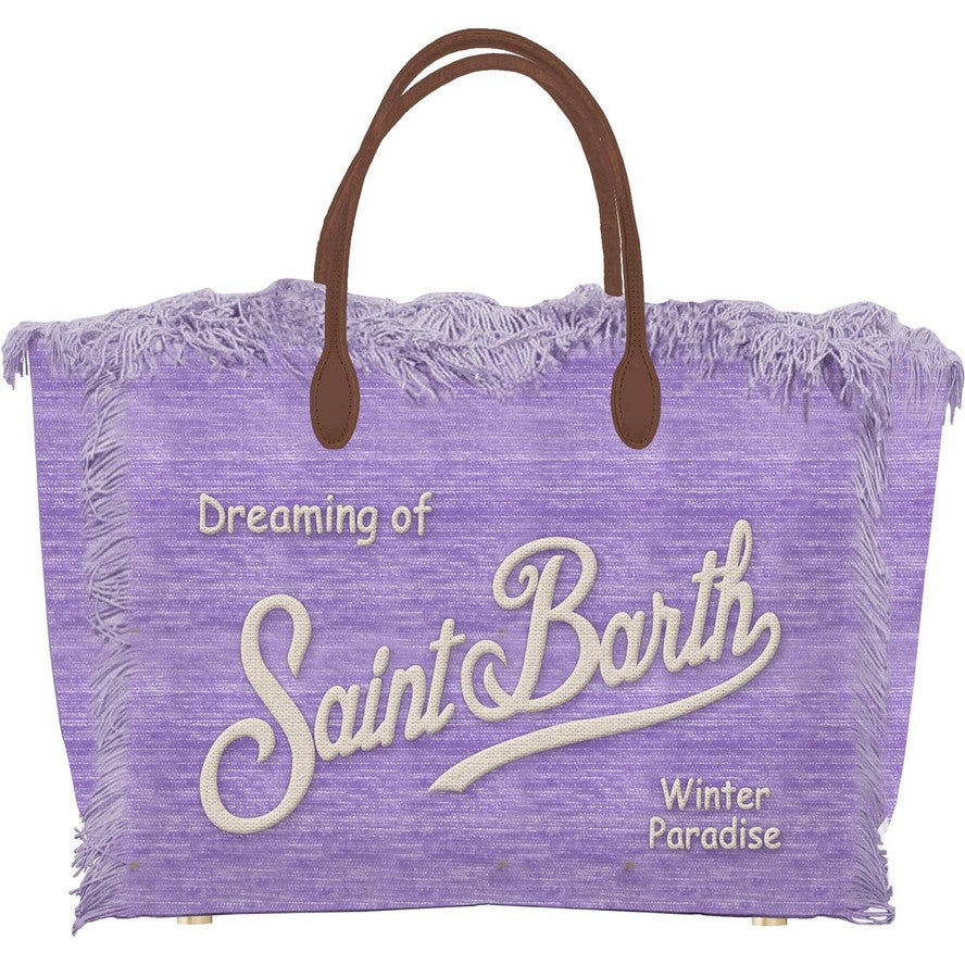 Vanity Mini Velvet Lilac Shopper Bag