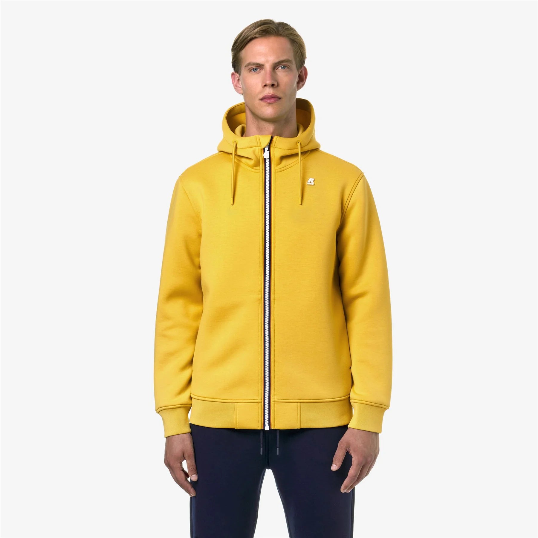 K-WAY Men's Rainer Spacer Jacket K21171W Yellow Saffron