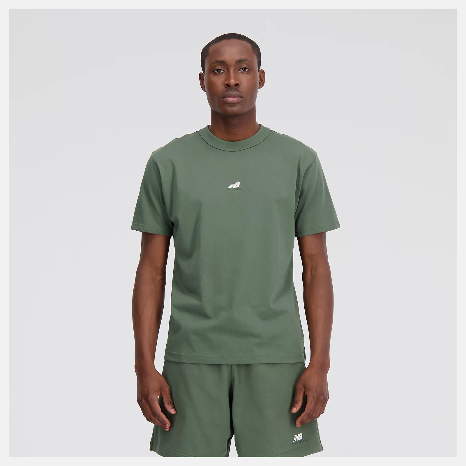NEW BALANCE Men's T-shirt Athletics Remastered MT31504 Deep Olive Green