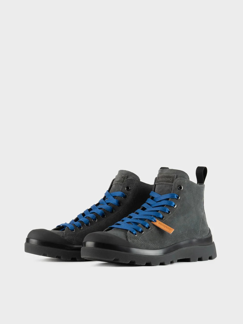 Men's Ankle Boot P03 Anthracite/Blue