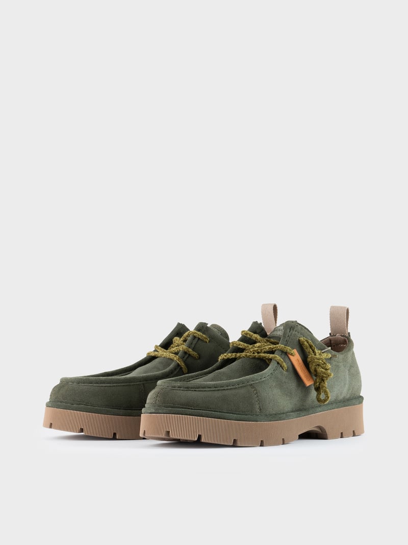 P99 Military Green Men's Lace-up Shoe