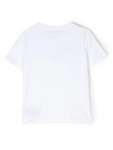 Balmain Kids T-shirt bianca con stampa