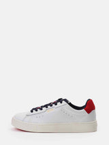Sneakers Bianco - Blu Navy - Rosso
