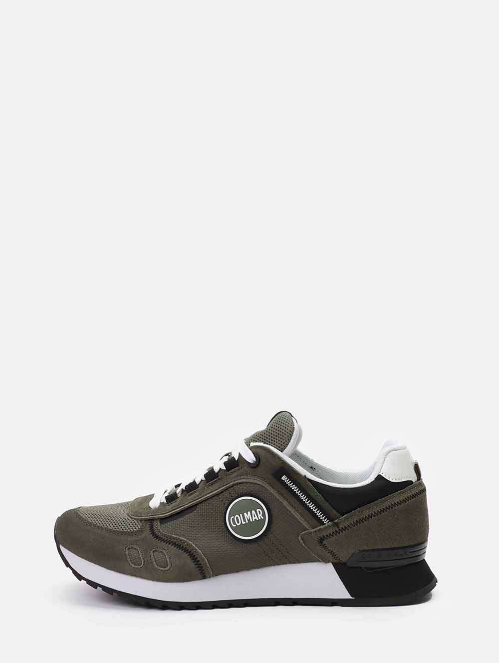 Military green sneakers