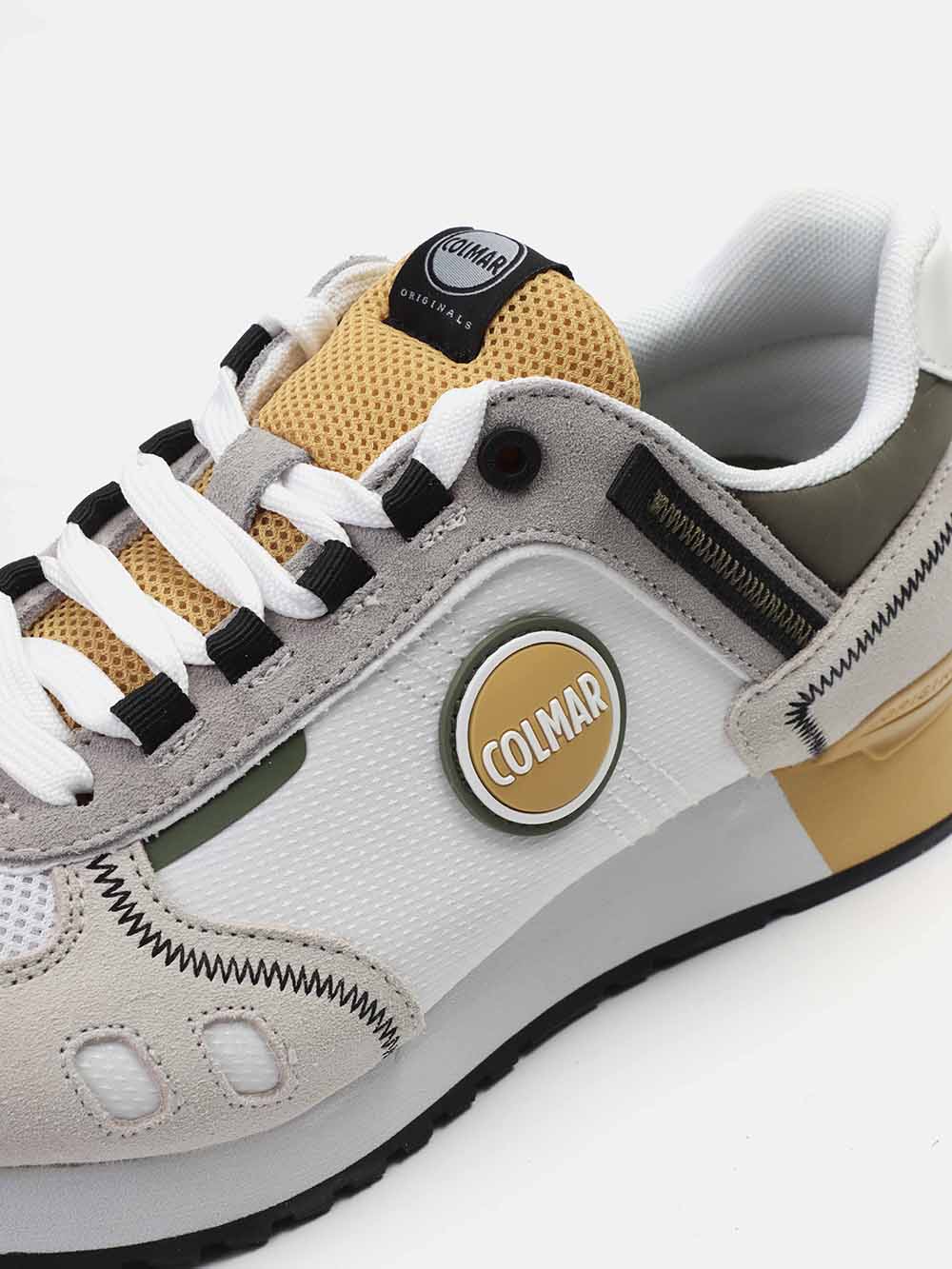 Sneakers Bianco - Ocra - Verde Militare