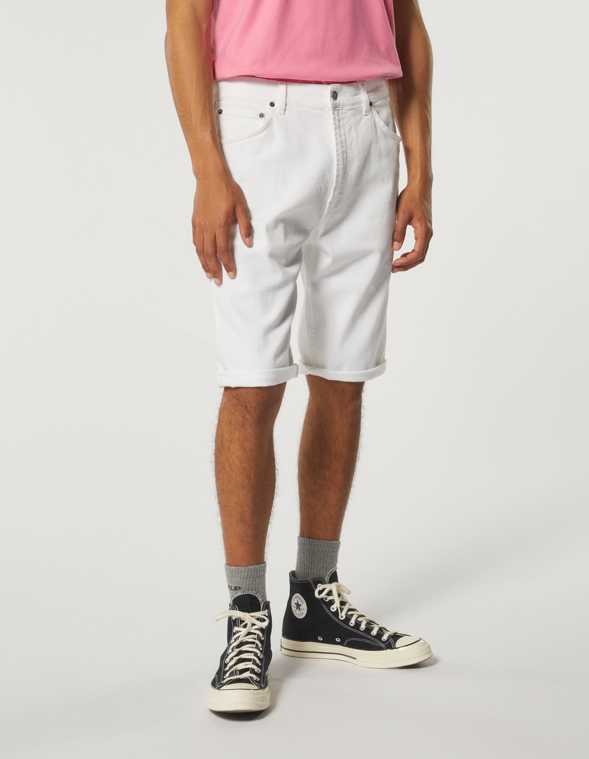 White Bermuda shorts
