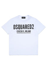 DSQUARED T-shirt Unisex Bambino DQ0728-D002F WHITE