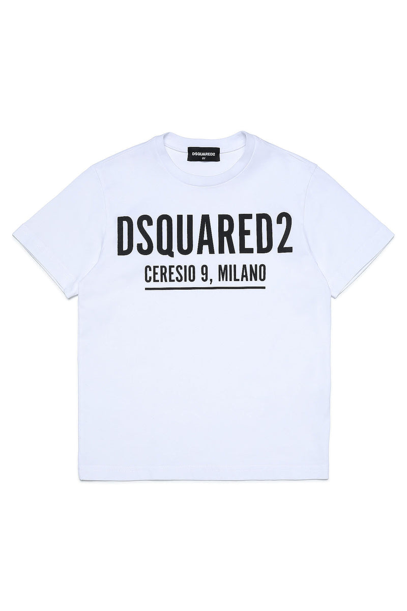 DSQUARED T-shirt Unisex Bambino DQ0728-D002F WHITE