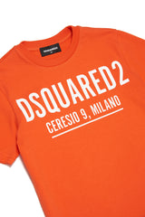 DSQUARED T-shirt Unisex Bambino DQ0728-D002F Flame Orange