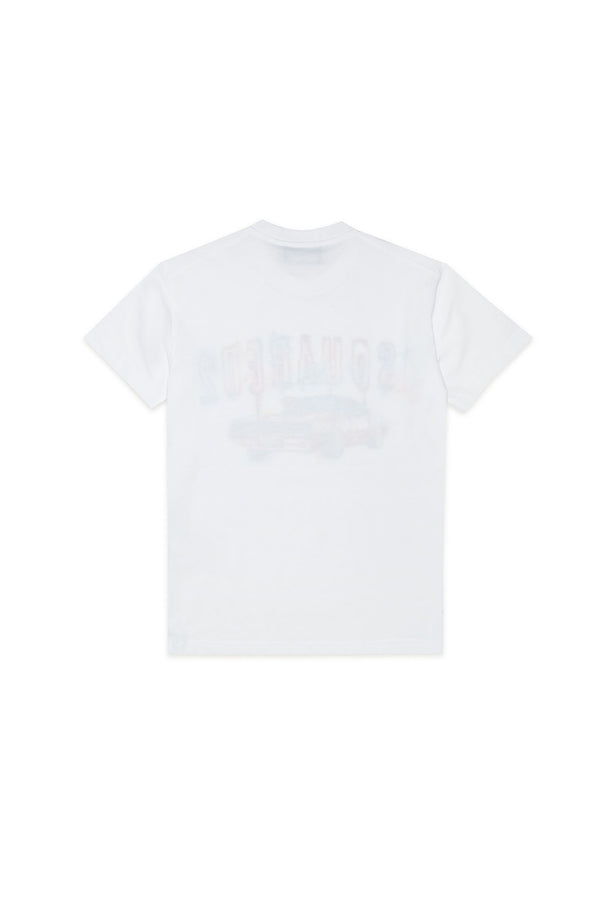 DSQUARED T-shirt Unisex Bambino DQ1610-D00MM WHITE