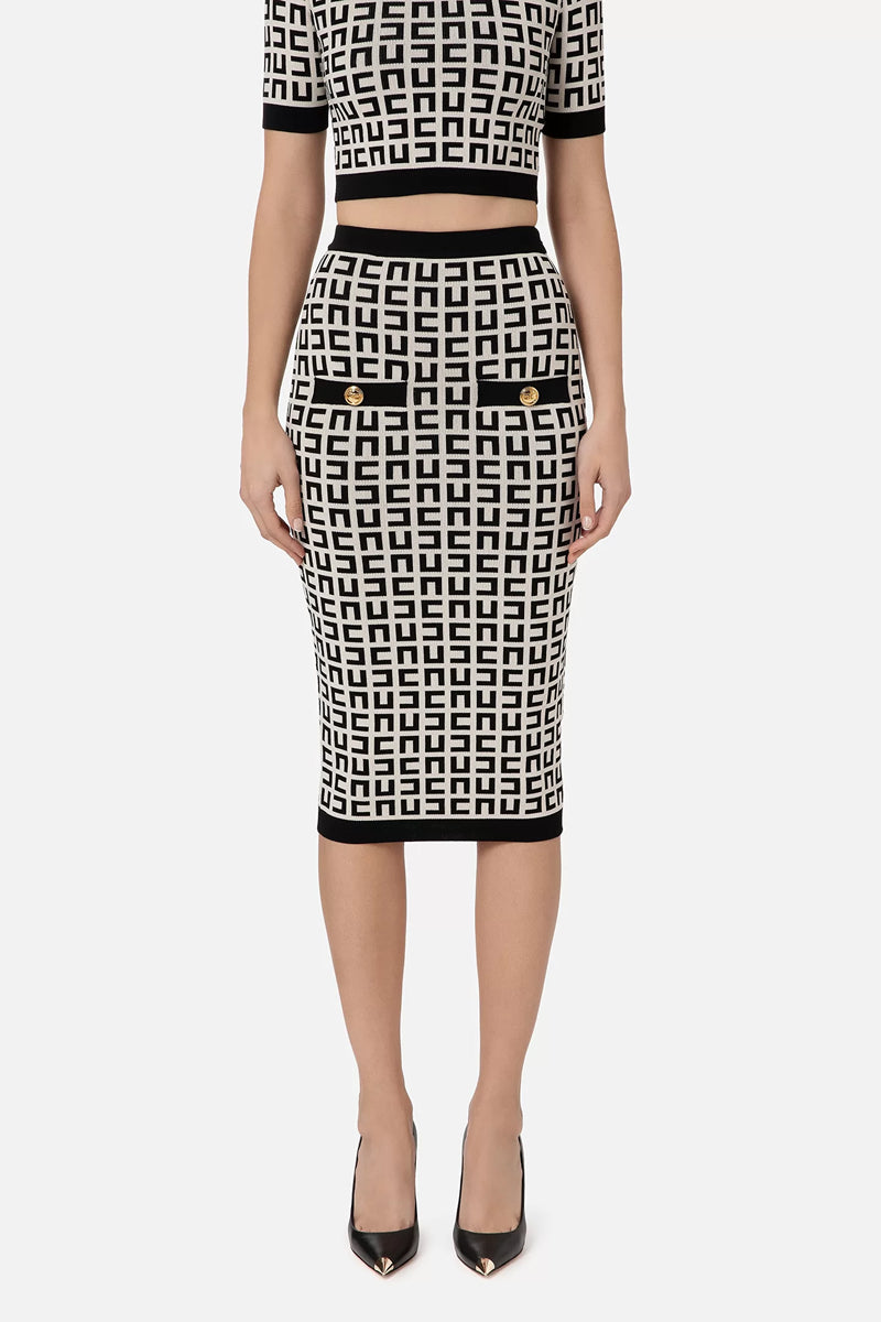 Elisabetta Franchi Gonna a tubo