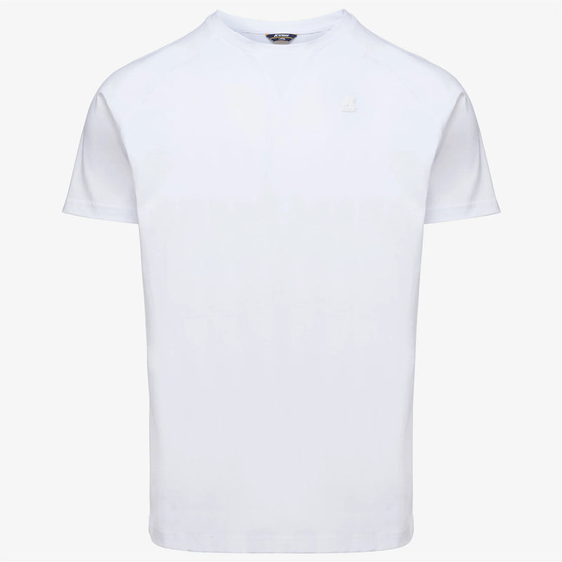K-Way T-shirt bianca da uomo Edwing