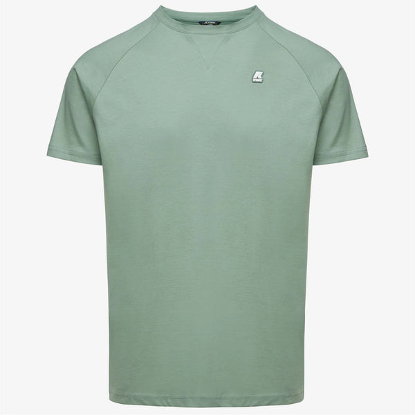 K-Way T-shirt verde da uomo Edwing