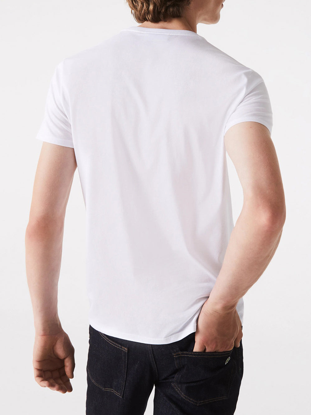Lacoste T-shirt Uomo TH6709 Bianco