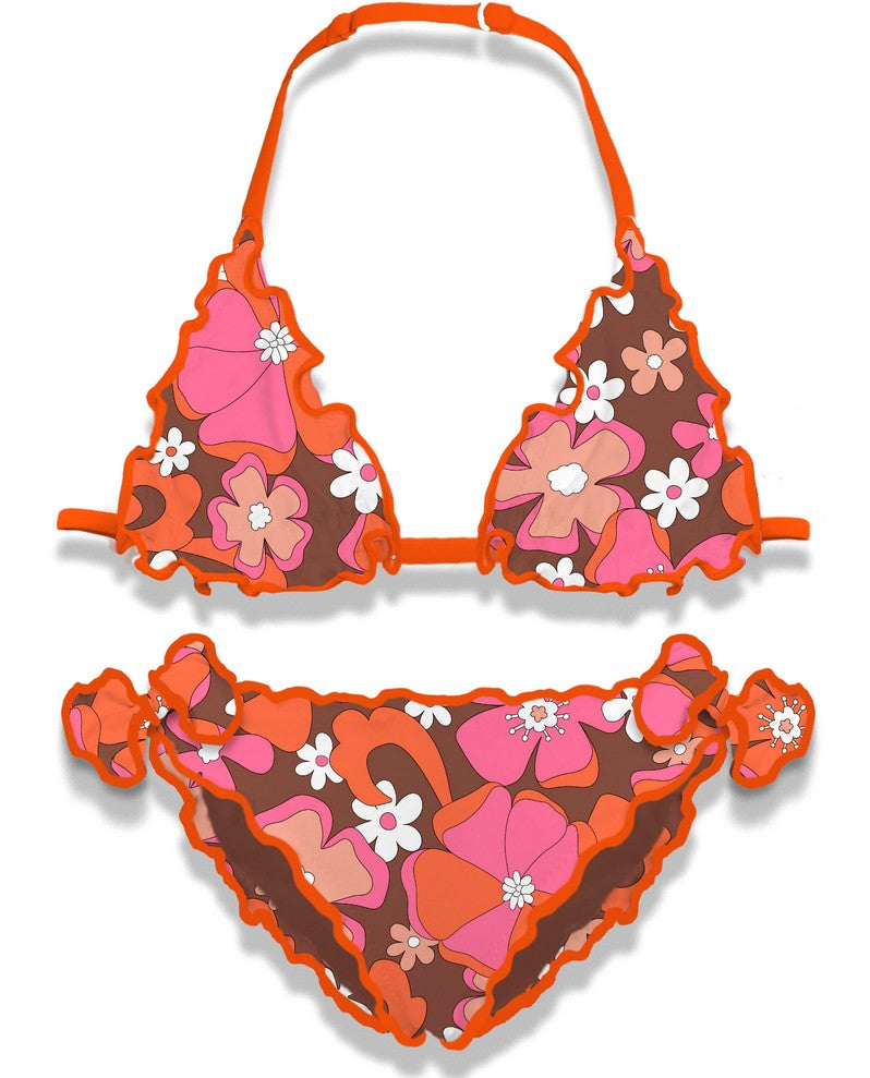 Retro flower bikini 18