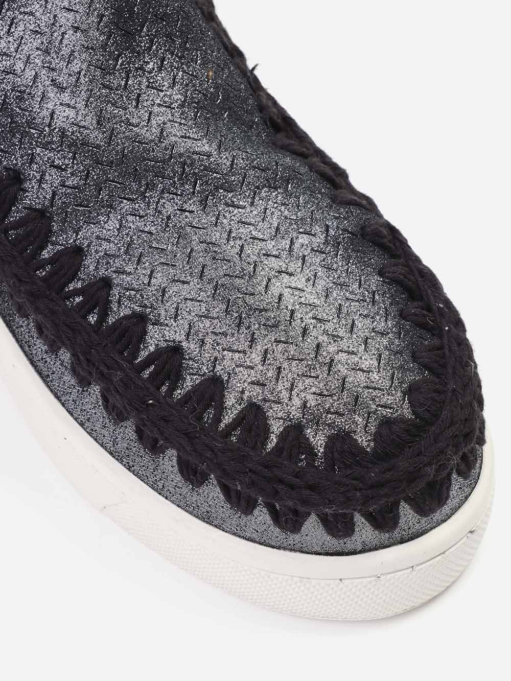 Microglitter black sneakers