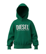 Diesel Felpa Cappuccio Unisex Bambino J01613 KYAVF BOTTLE GREEN
