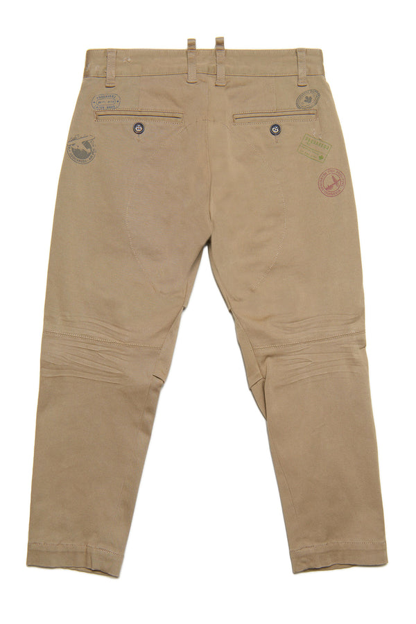 Dsquared2 Pantaloni Unisex Bambino DQ1923 D0A4S Candied Ginger