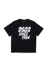 Dsquared2 T-shirt Unisex Bambino DQ1976 D00MV Nero