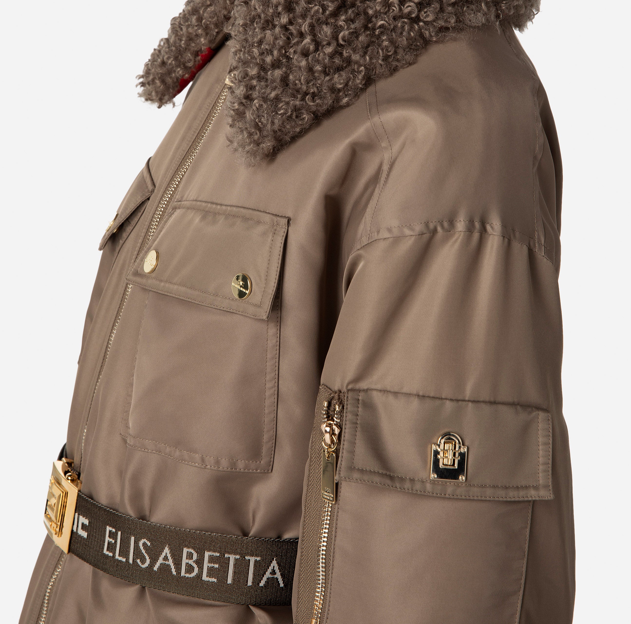 Elisabetta Franchi Women's Jacket PI57D36E2 ARMY