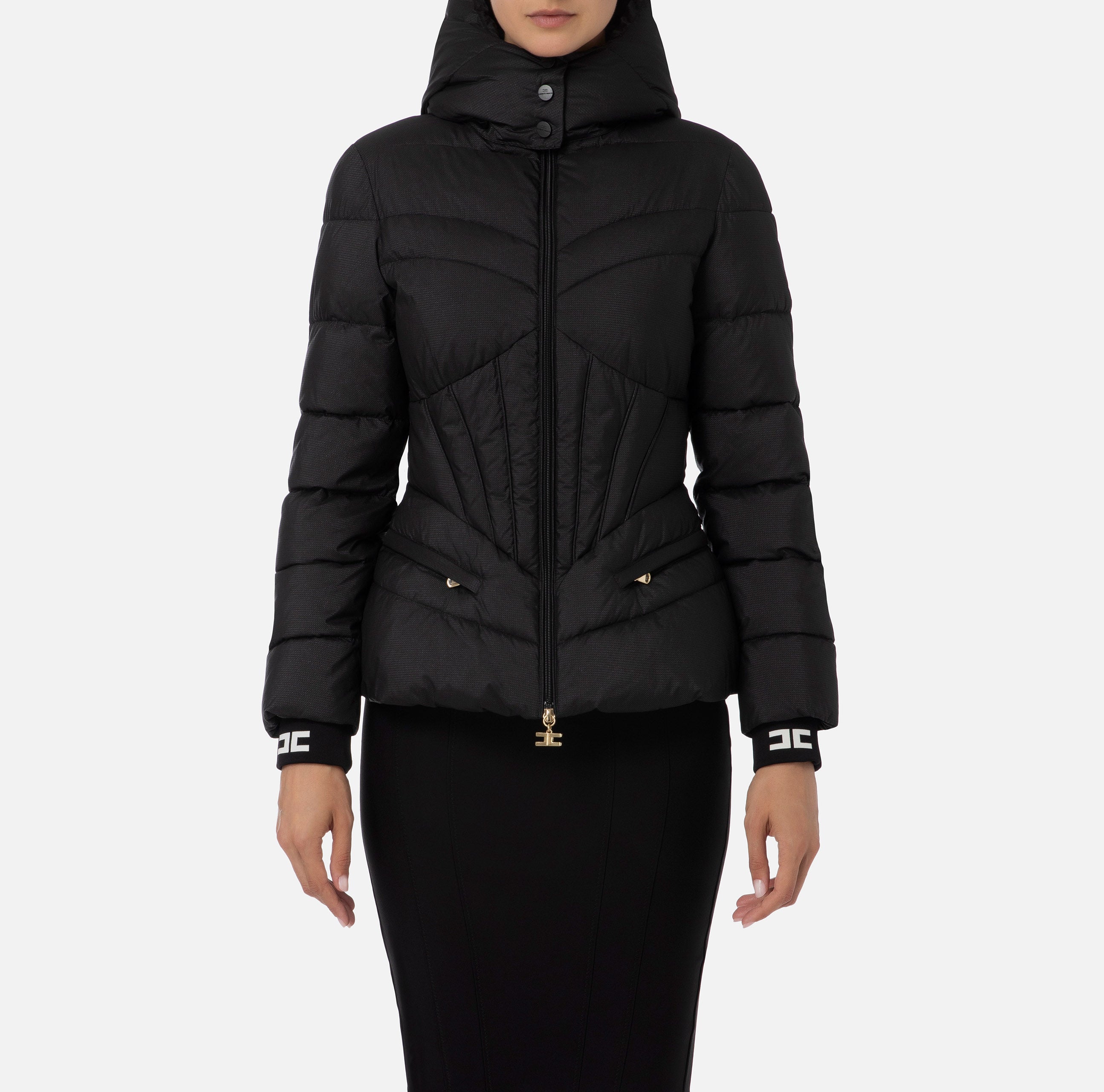 Elisabetta Franchi Women's Jacket PI59H36E2 Black
