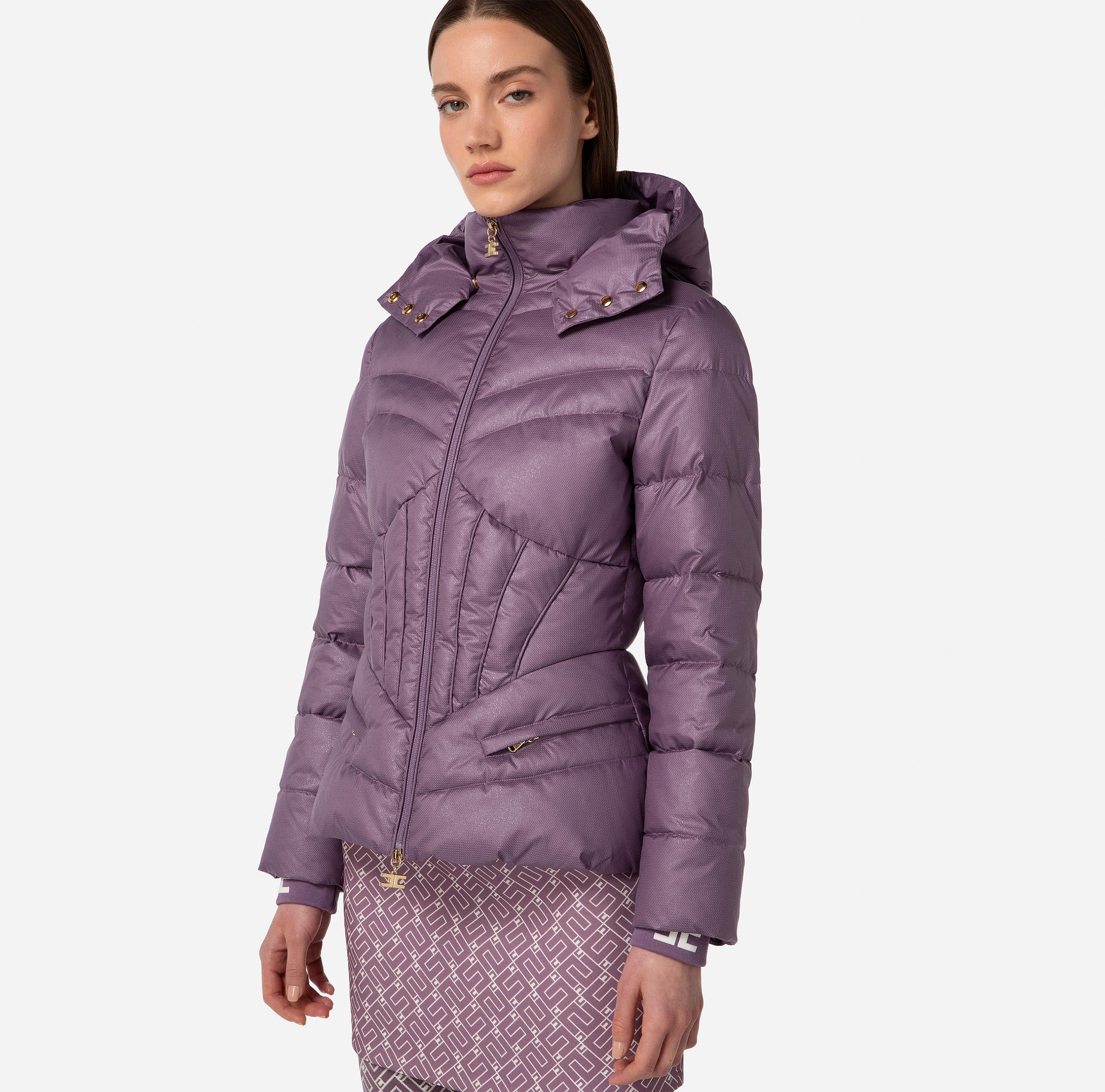 Elisabetta Franchi Women's Jacket PI59H36E2 Candy violet